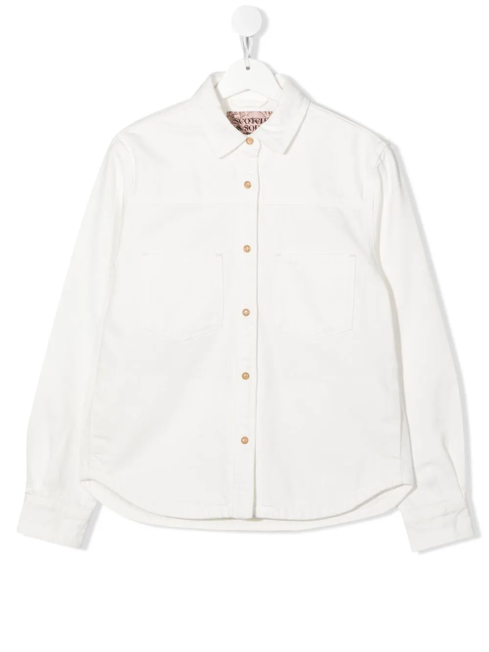 

Scotch & Soda sobrecamisa con botones - Blanco