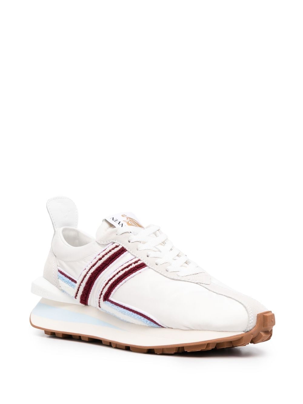 Shop Lanvin Bumpr Low-top Sneakers In White