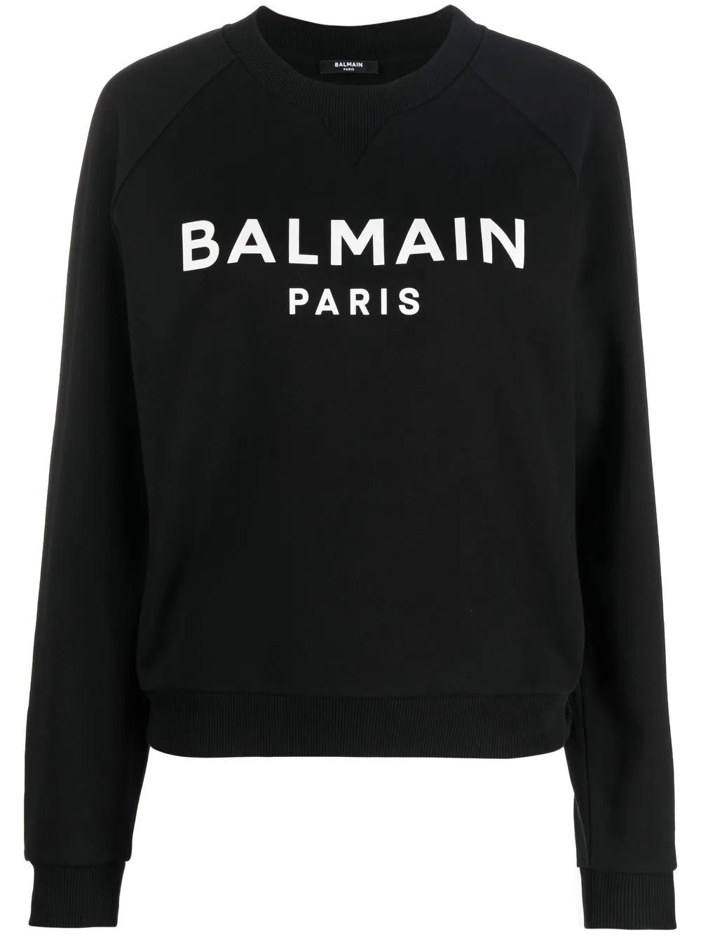 

Balmain sudadera con logo estampado - Negro