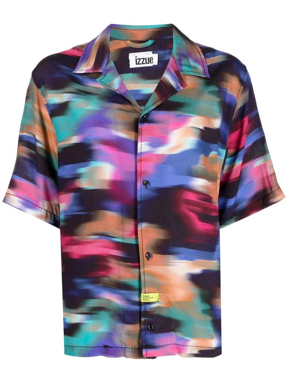 

izzue graphic print short sleeved shirt - Multicolour