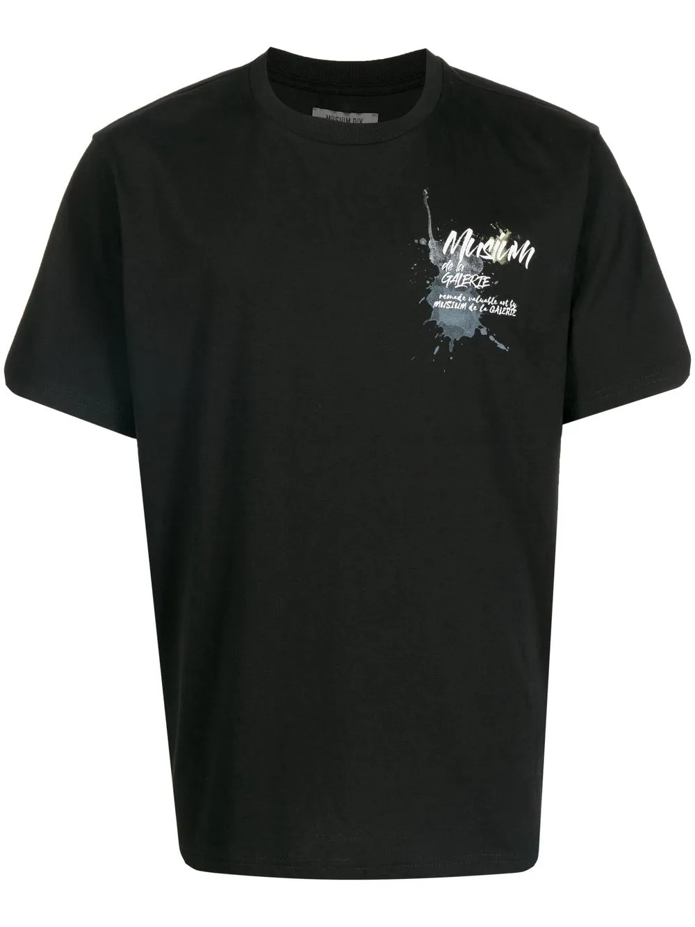 

Musium Div. playera con estampado floral - Negro