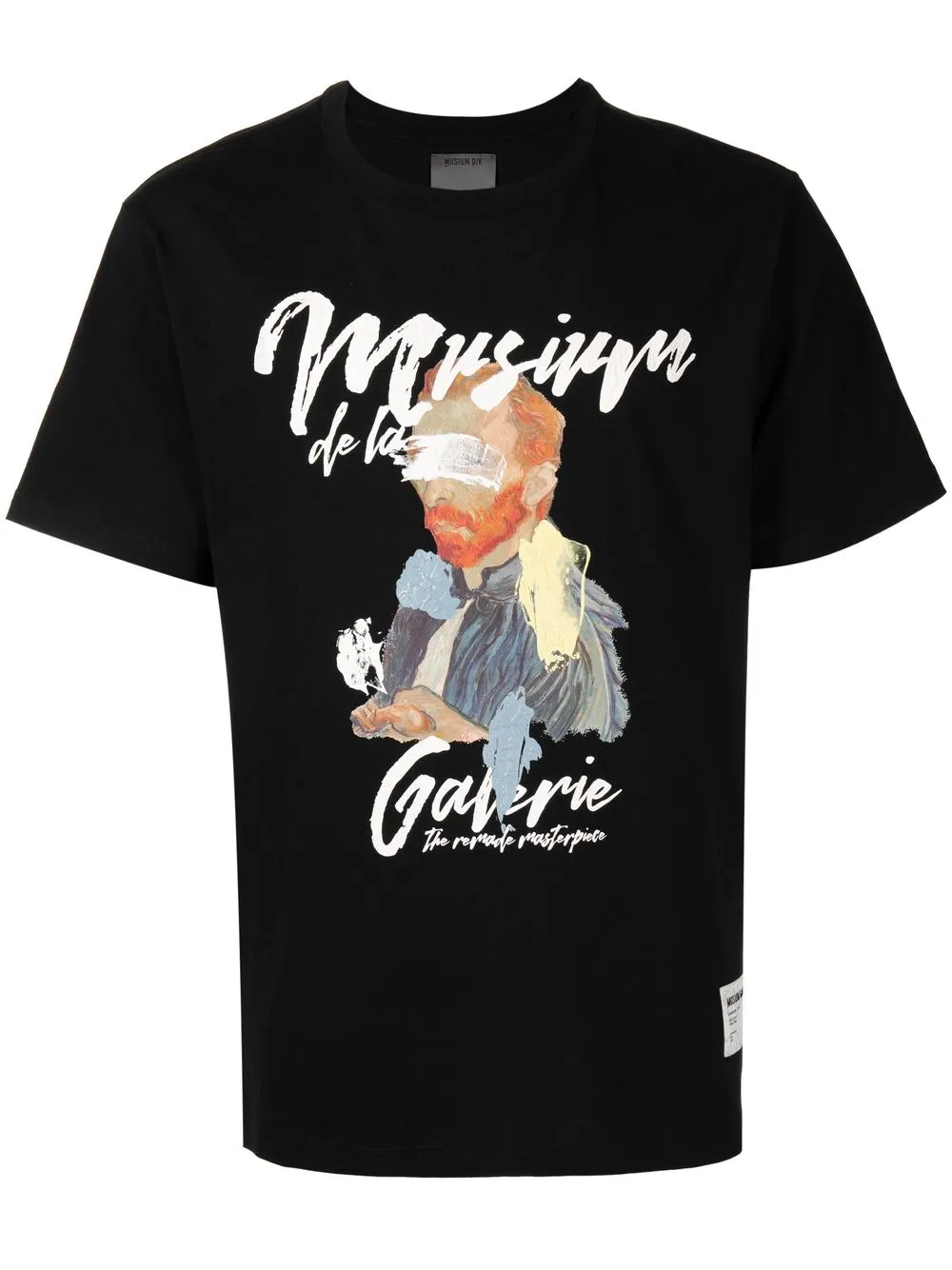 

Musium Div. Van Gogh-print T-shirt - Black