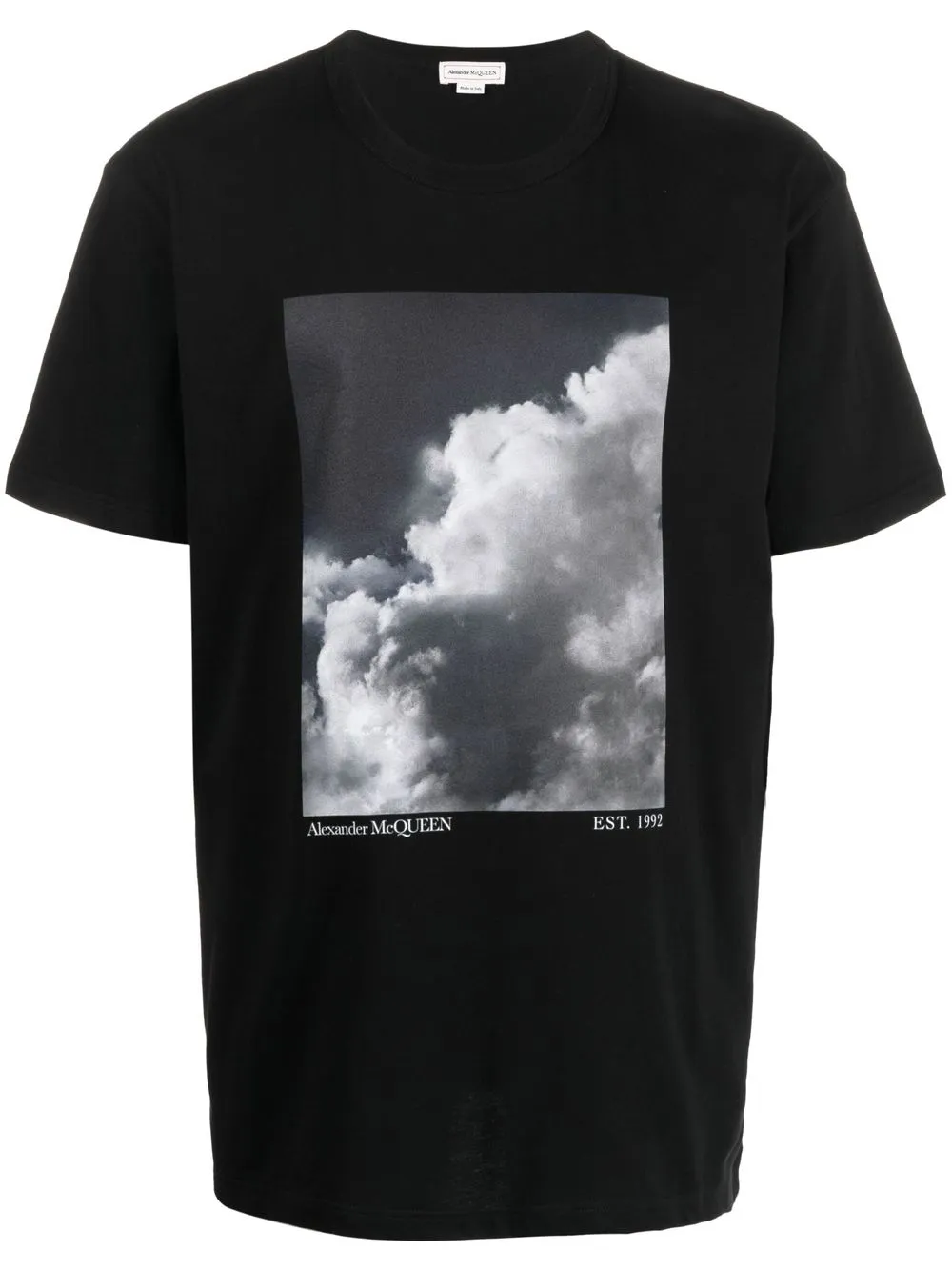 

Alexander McQueen playera Degradé Sky - Negro