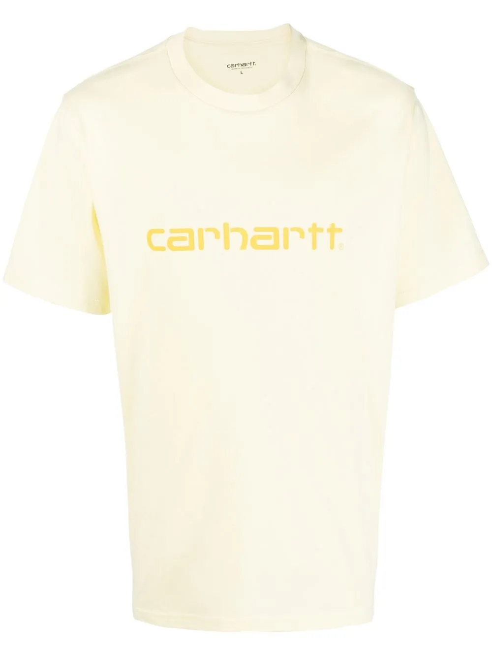 

Carhartt WIP logo-print short-sleeve T-shirt - Yellow