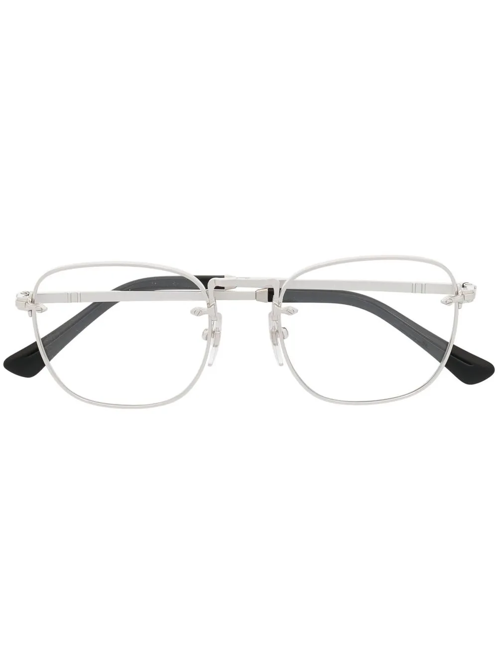 

Persol lentes con armazón cuadrada - Plateado