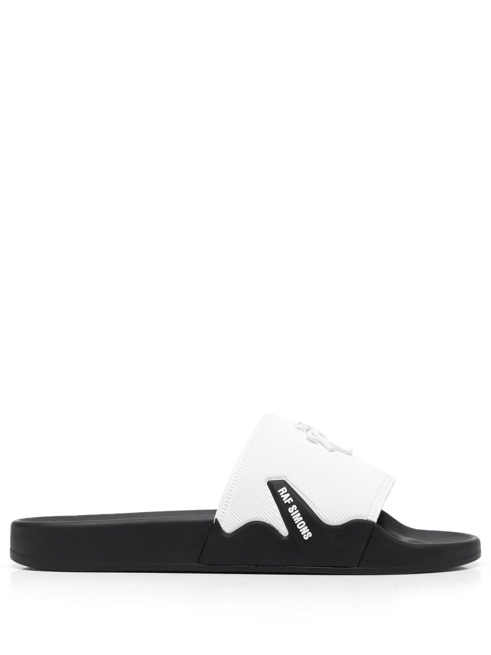 

Raf Simons sandalias Astra con placa del logo - Blanco