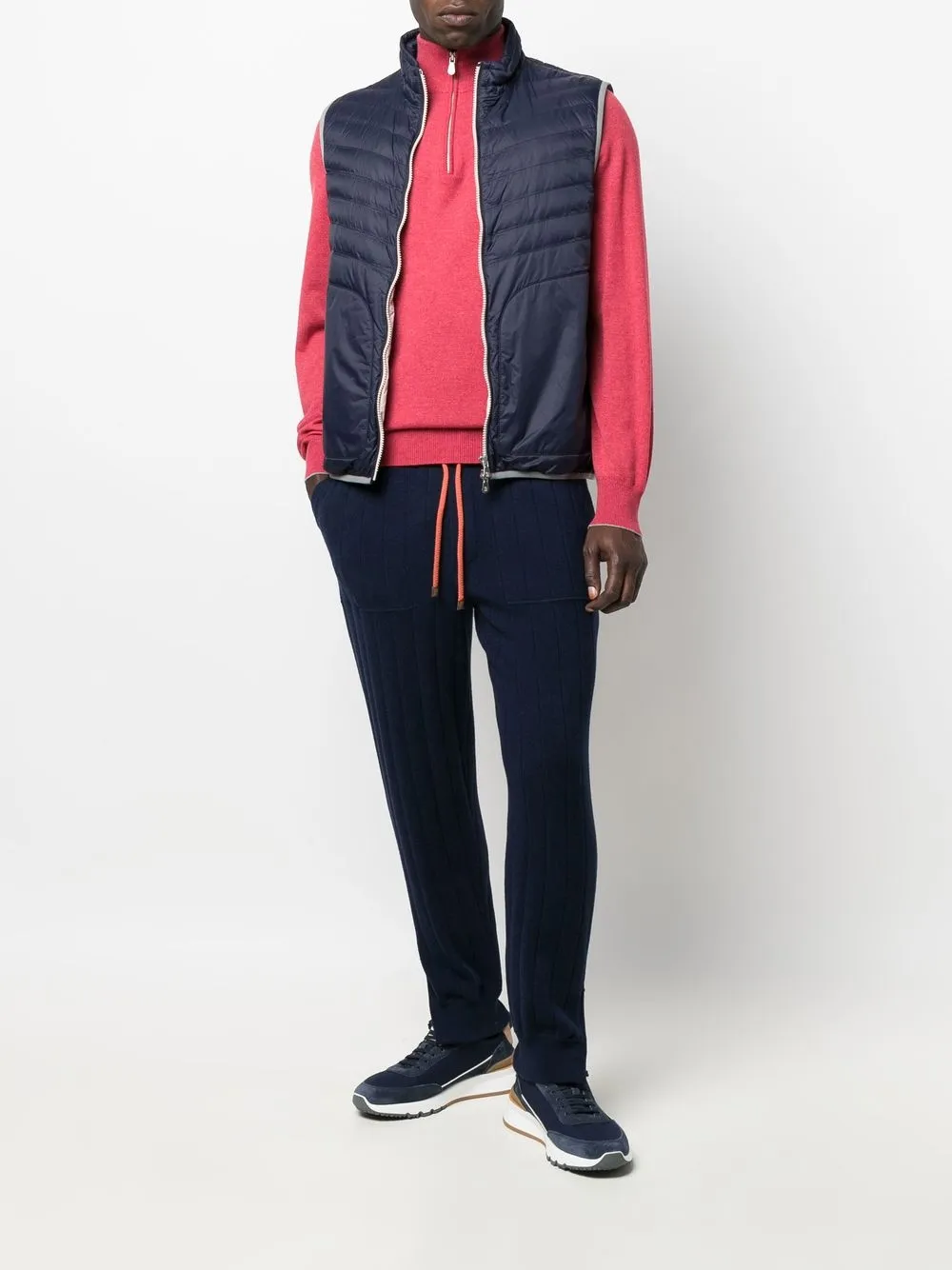 Brunello Cucinelli cashmere ribbed joggers | Sweatpants | Image 2