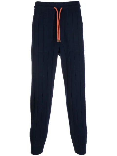 Brunello Cucinelli cashmere ribbed joggers