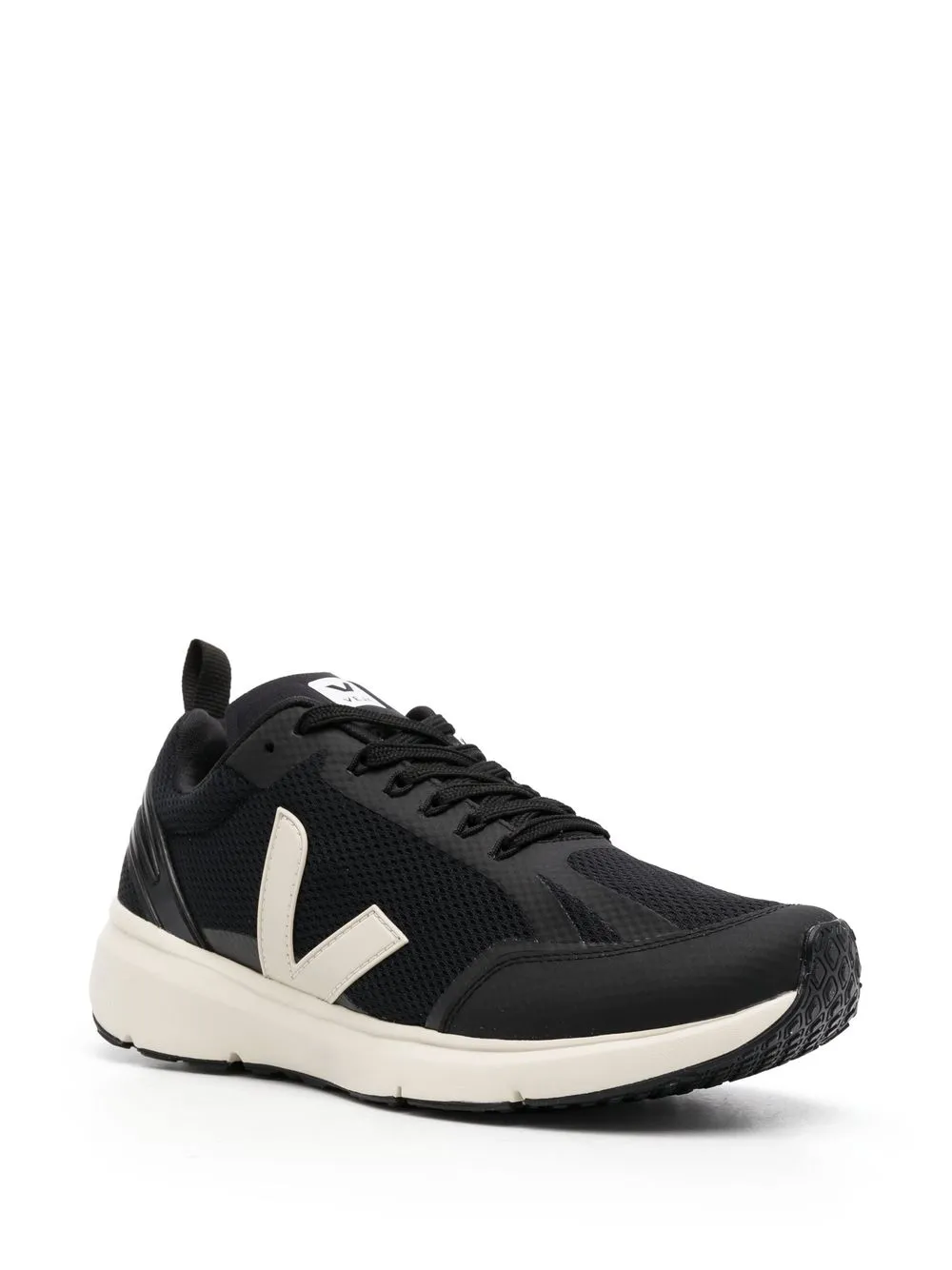 VEJA Sneakers met mesh vlak - Zwart
