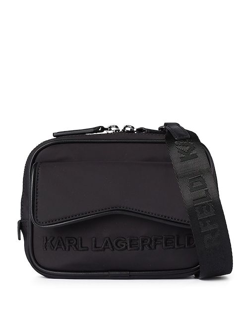 Karl Lagerfeld x Cara Delevingne multi-pocket crossbody bag