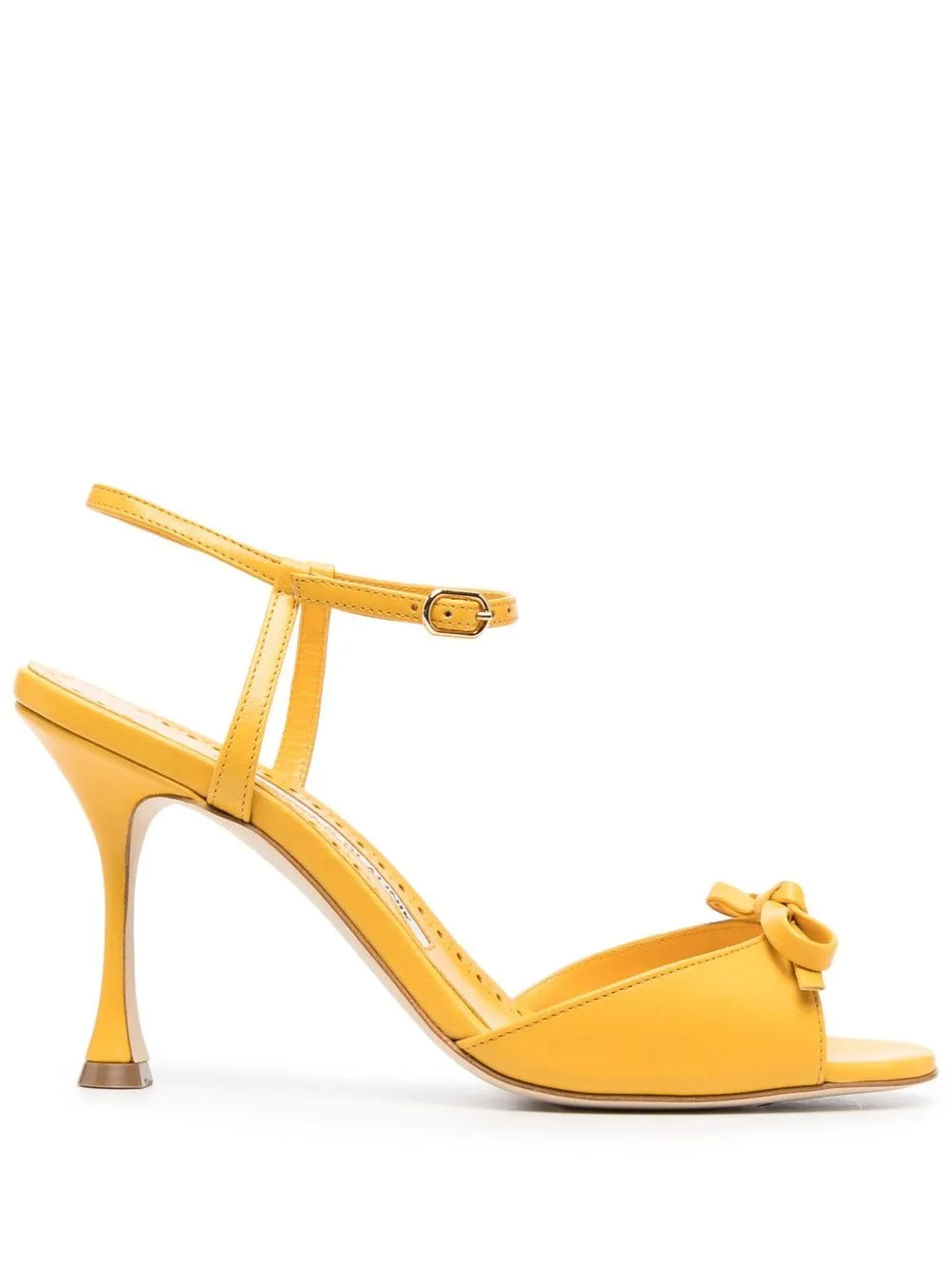 

Manolo Blahnik sandalias Pertinaxa con tacón de 90mm - Amarillo