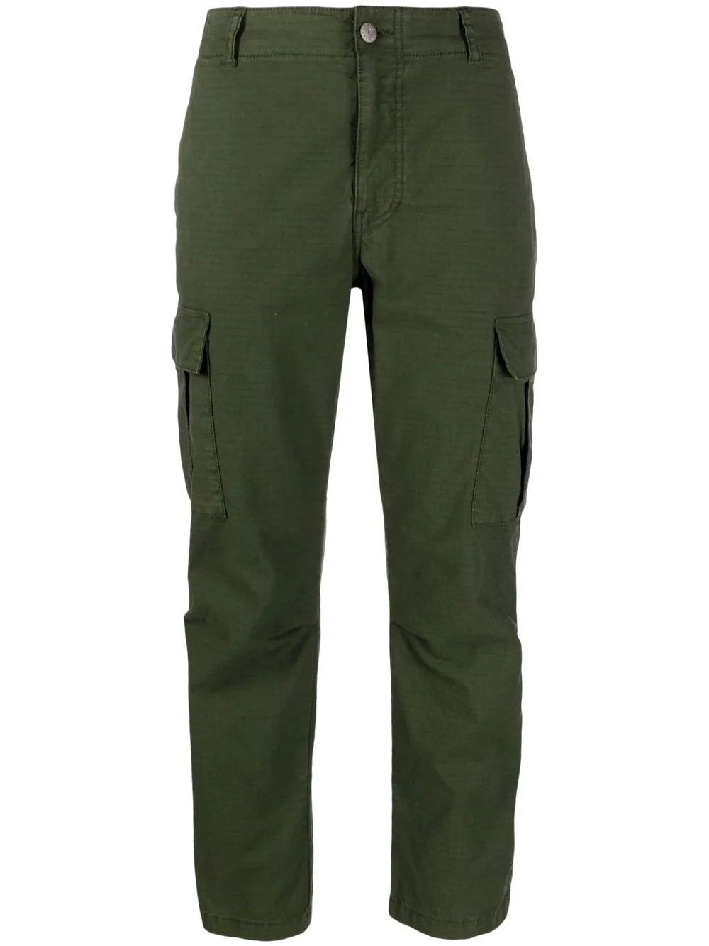 

P.A.R.O.S.H. pantalones cargo con tiro medio - Verde