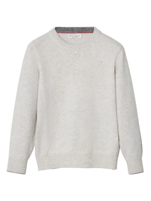 Brunello Cucinelli Kids crew-neck cashmere sweater
