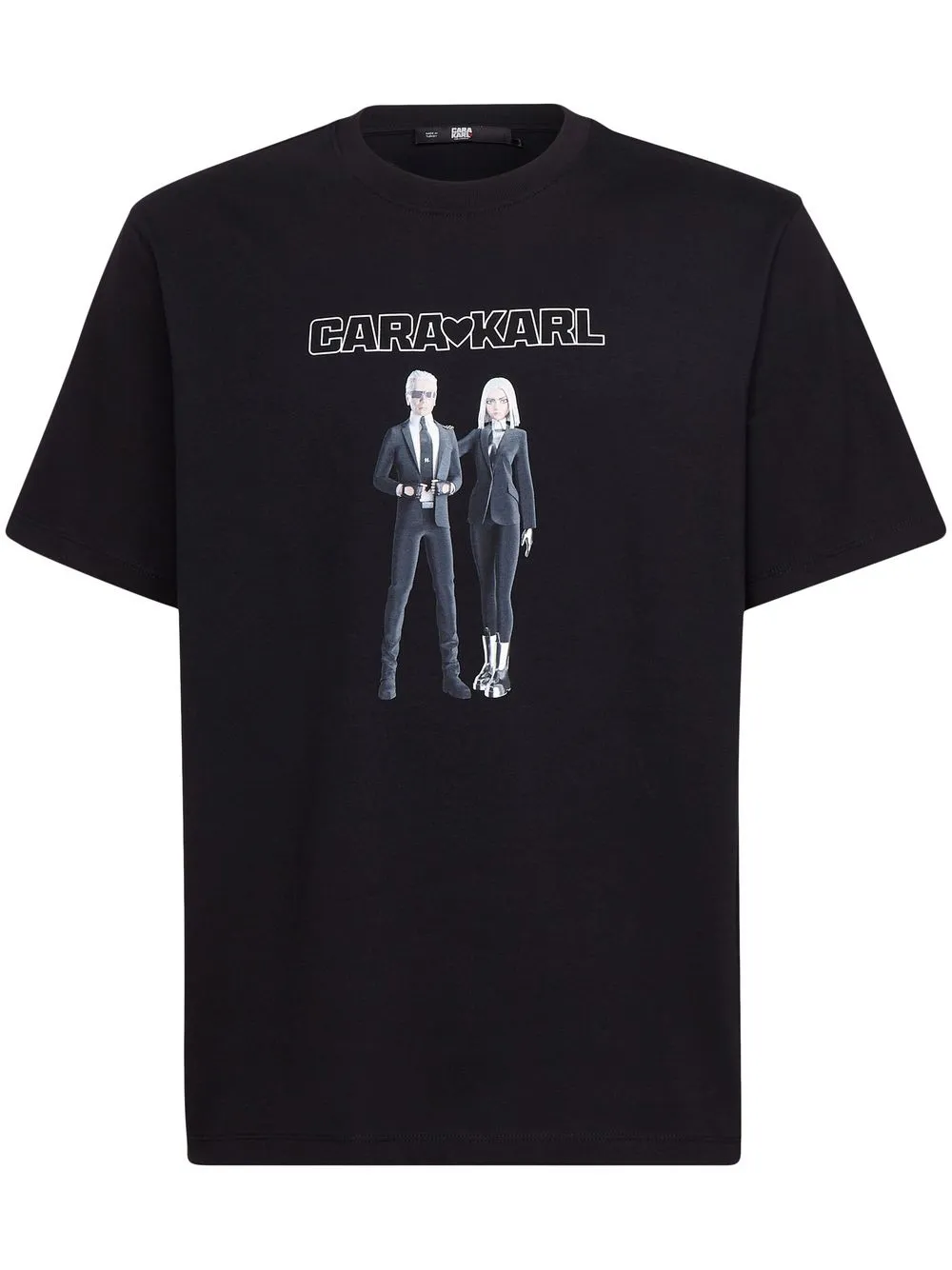 Karl Lagerfeld X Cara Delevingne Avatar T Shirt Farfetch 0116