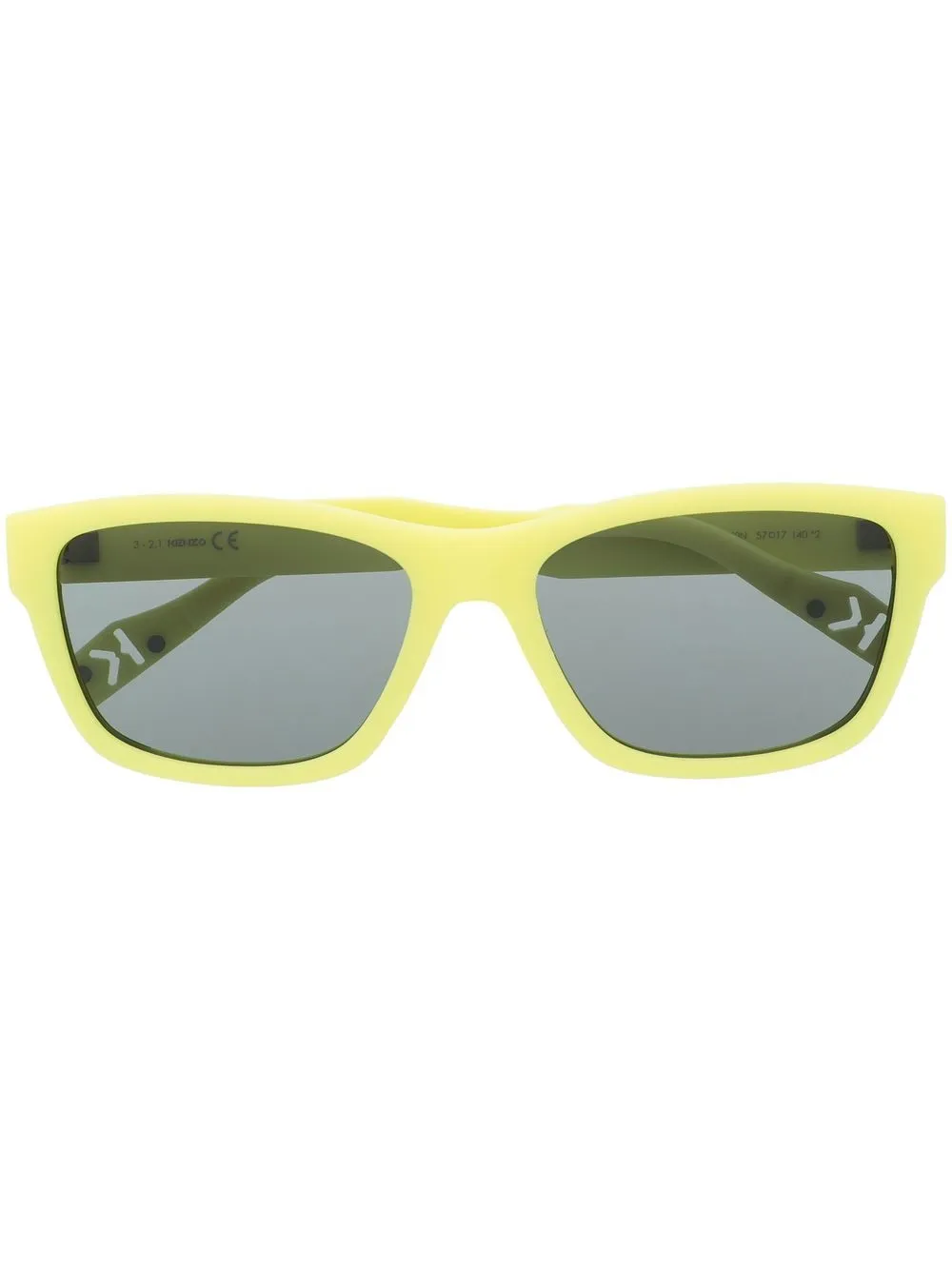 

Kenzo lentes de sol con detalle de tira - Amarillo