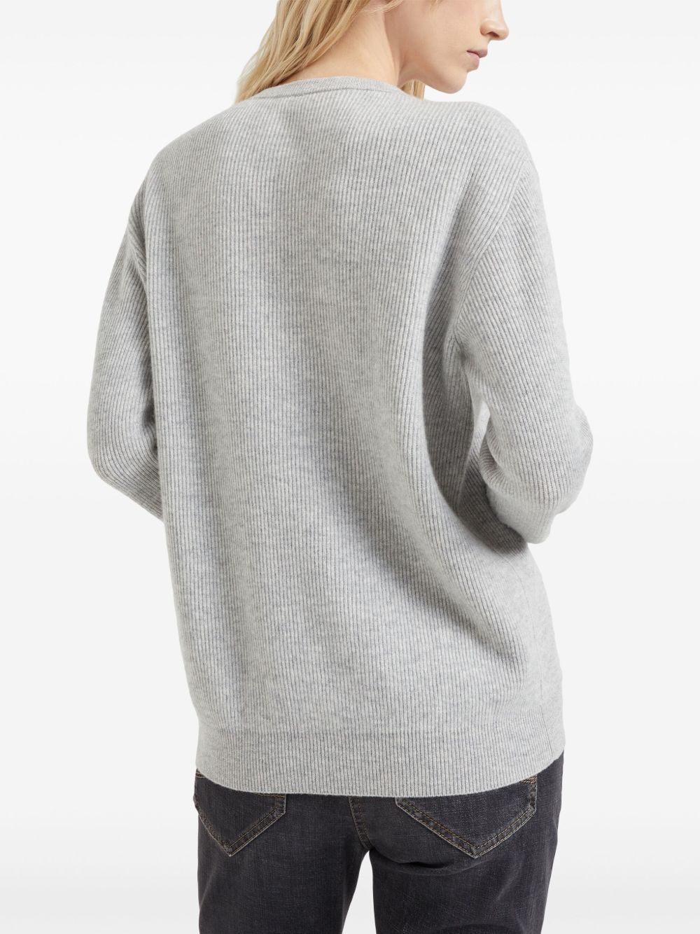 Brunello Cucinelli round-neck cashmere jumper Women