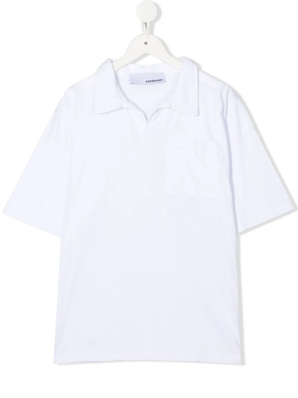 

Costumein playera tipo polo manga corta - Blanco