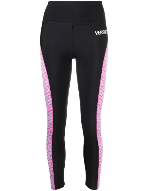 Versace La Greca high-waisted leggings