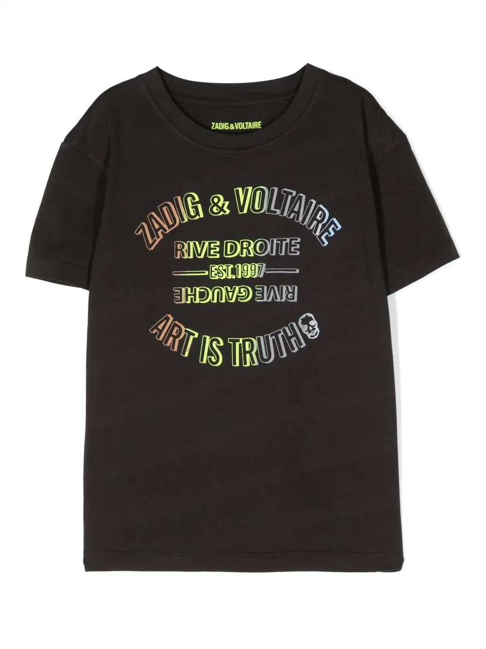 

Zadig & Voltaire Kids logo-print short-sleeve T-shirt - Black