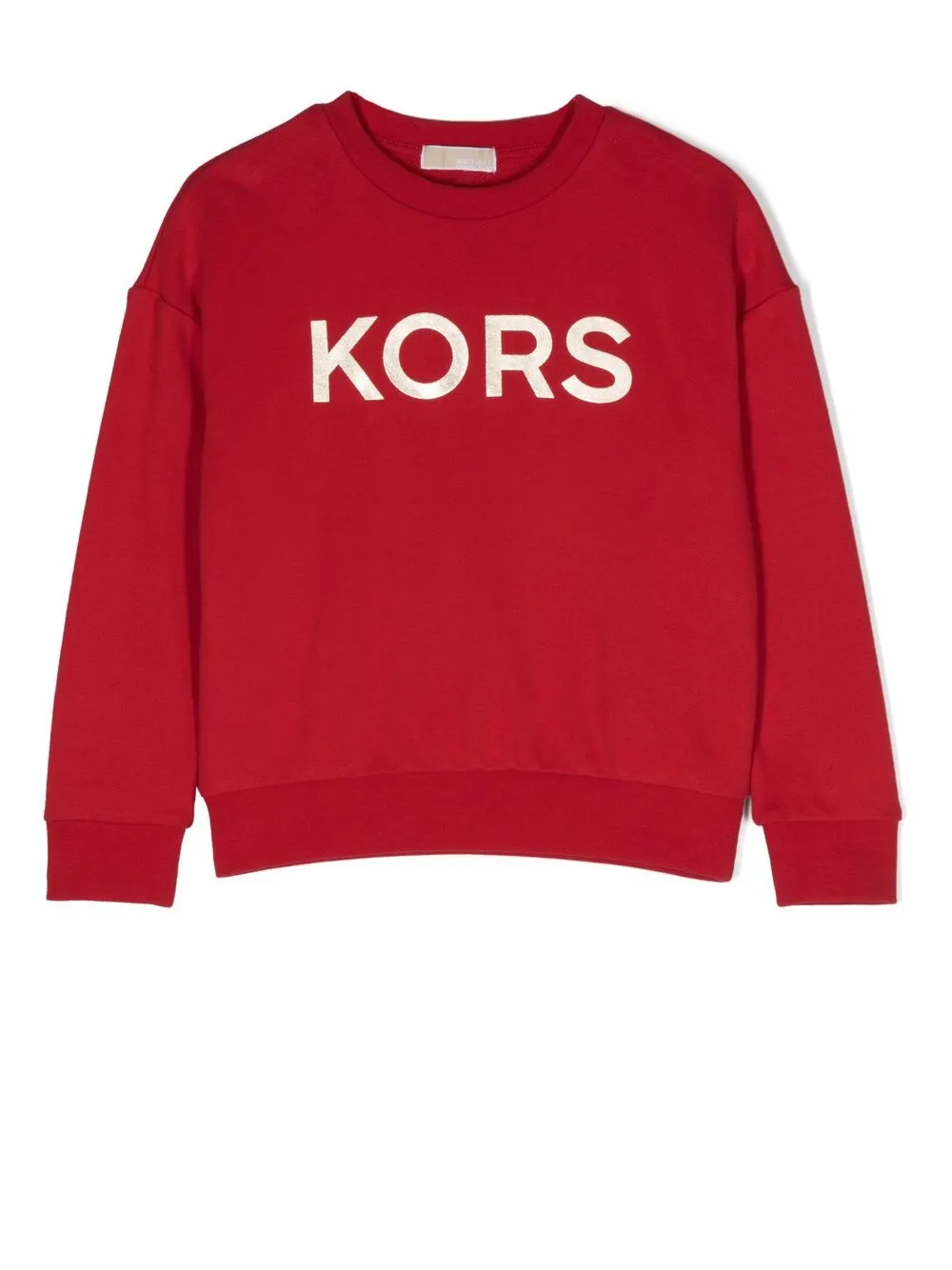 

Michael Kors Kids sudadera con logo metalizado - Rojo