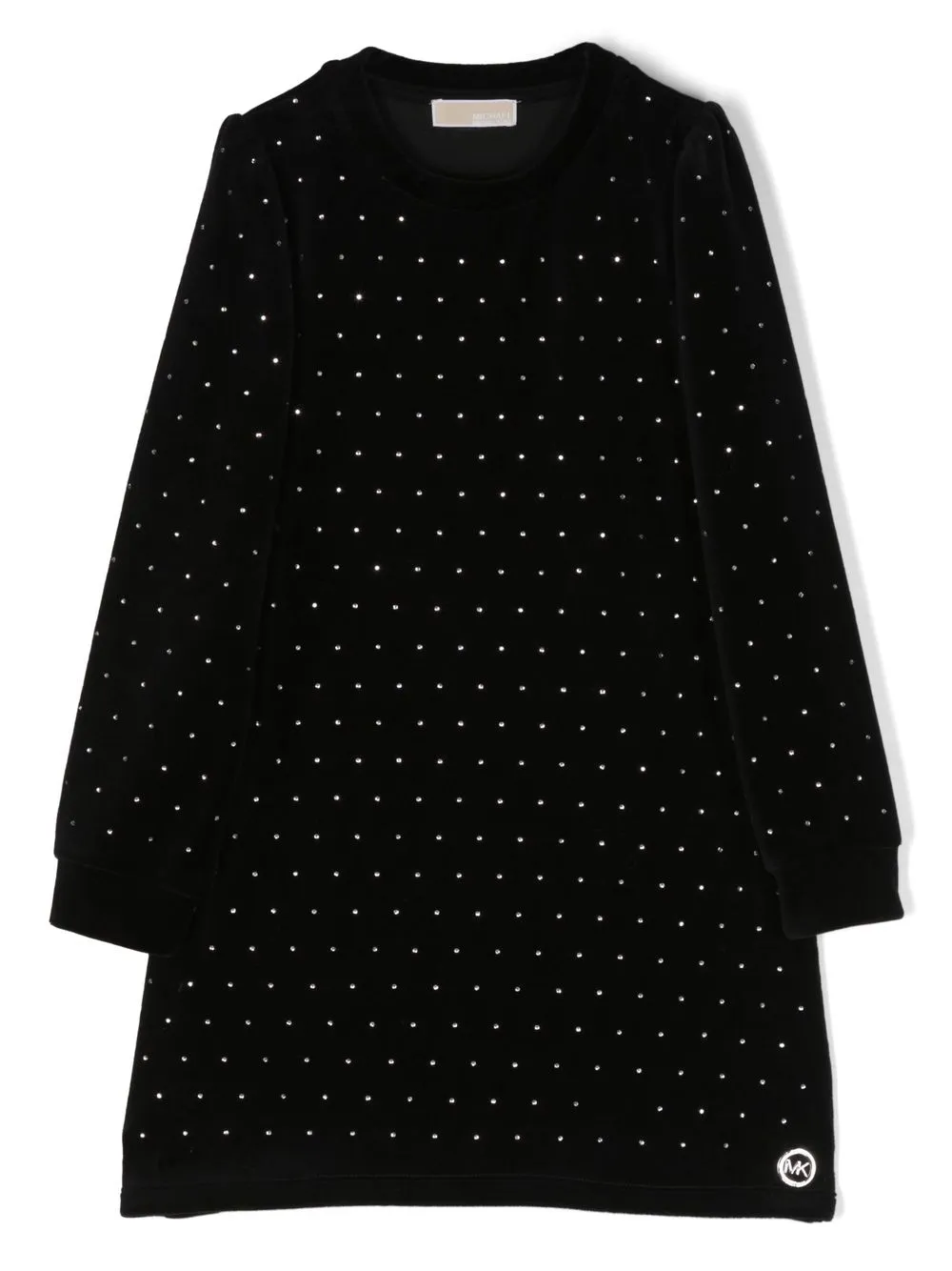 

Michael Kors Kids crystal-embellished velvet dress - Black