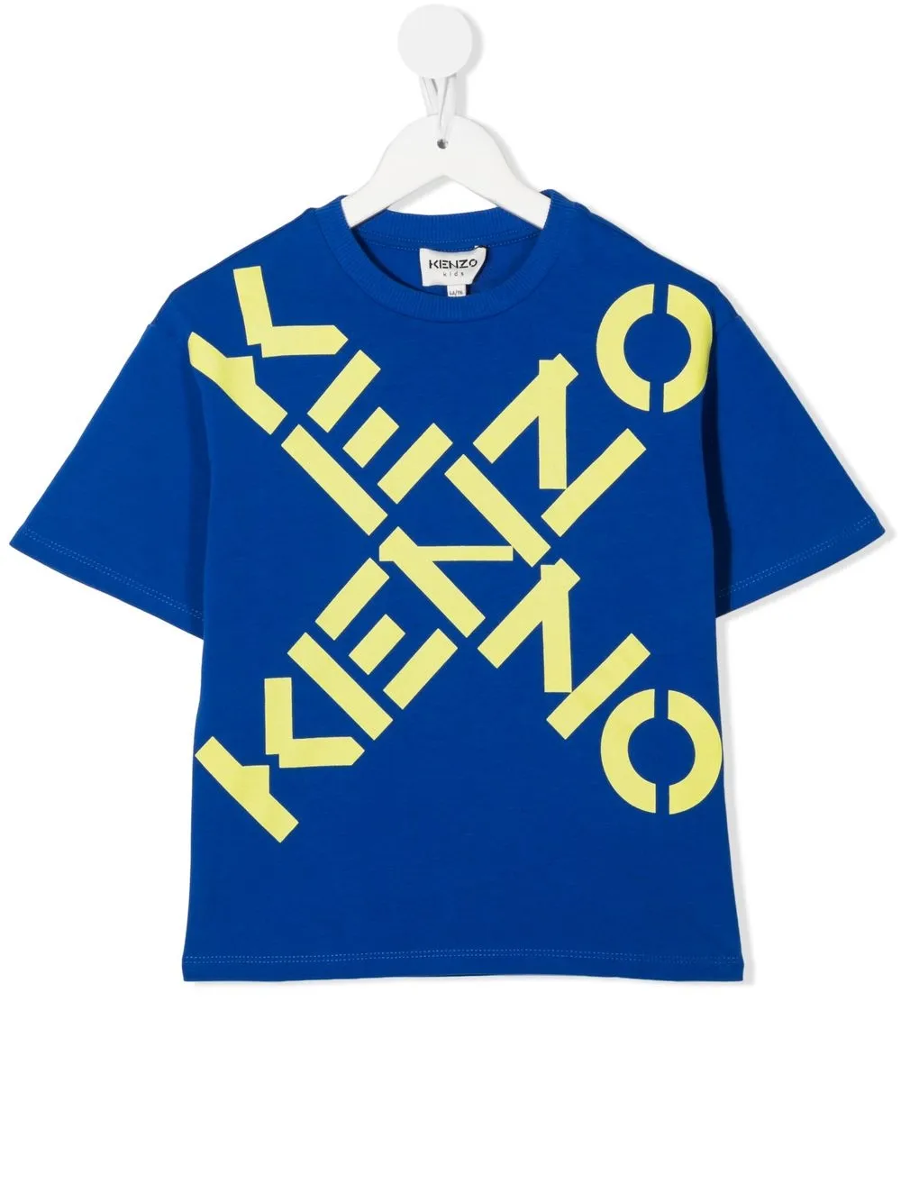 

Kenzo Kids playera con logo estampado - Azul