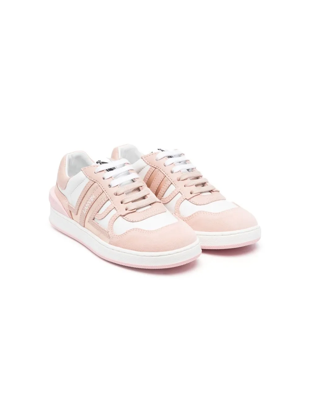 

Lanvin Enfant tenis bajos con agujetas - Rosado