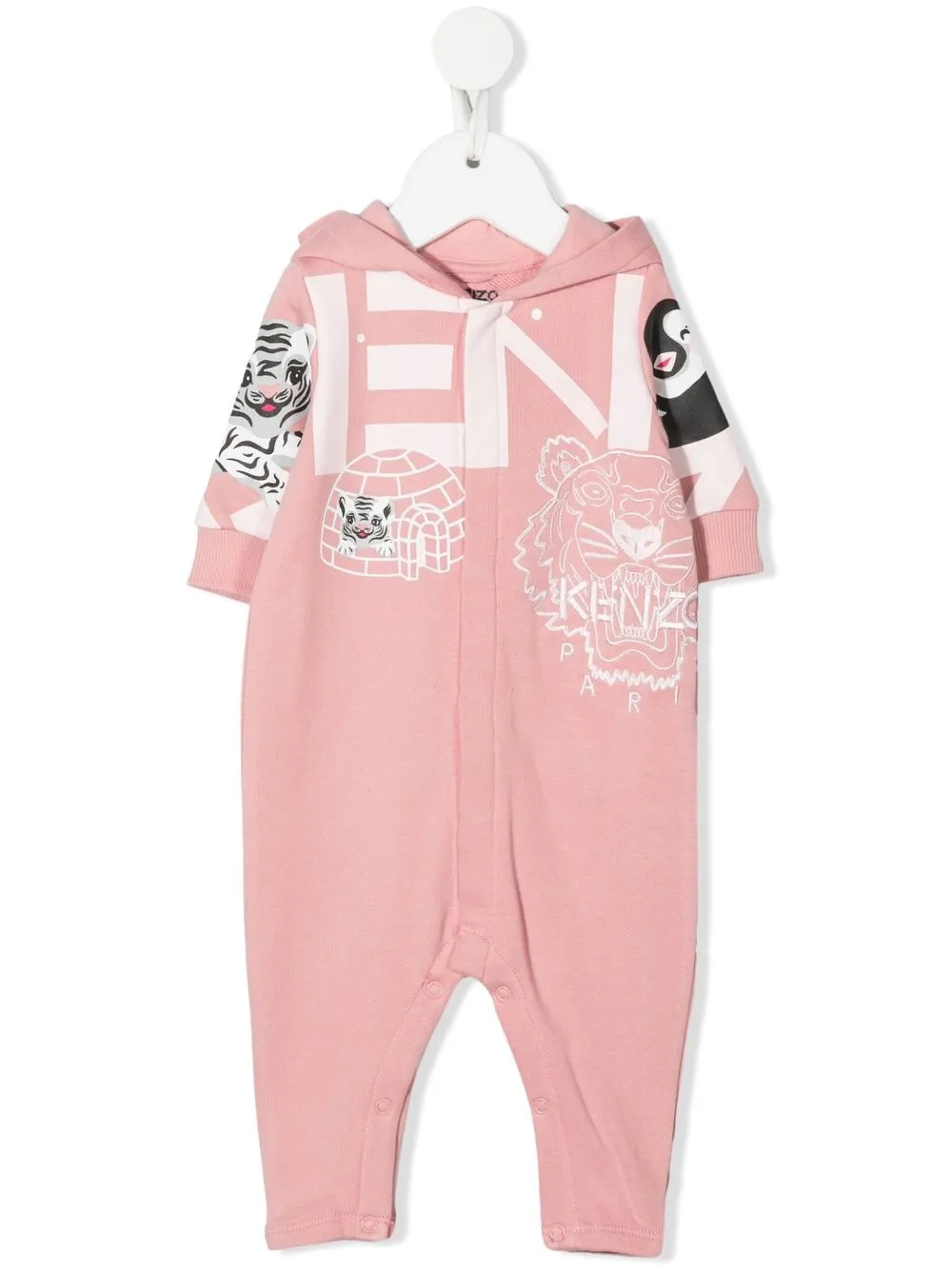 

Kenzo Kids romper con motivo Tigre - Rosado