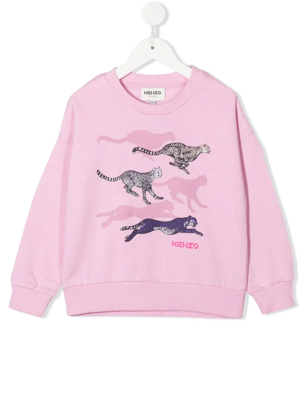 Kenzo Kids animal-print Cotton Sweatshirt - Farfetch