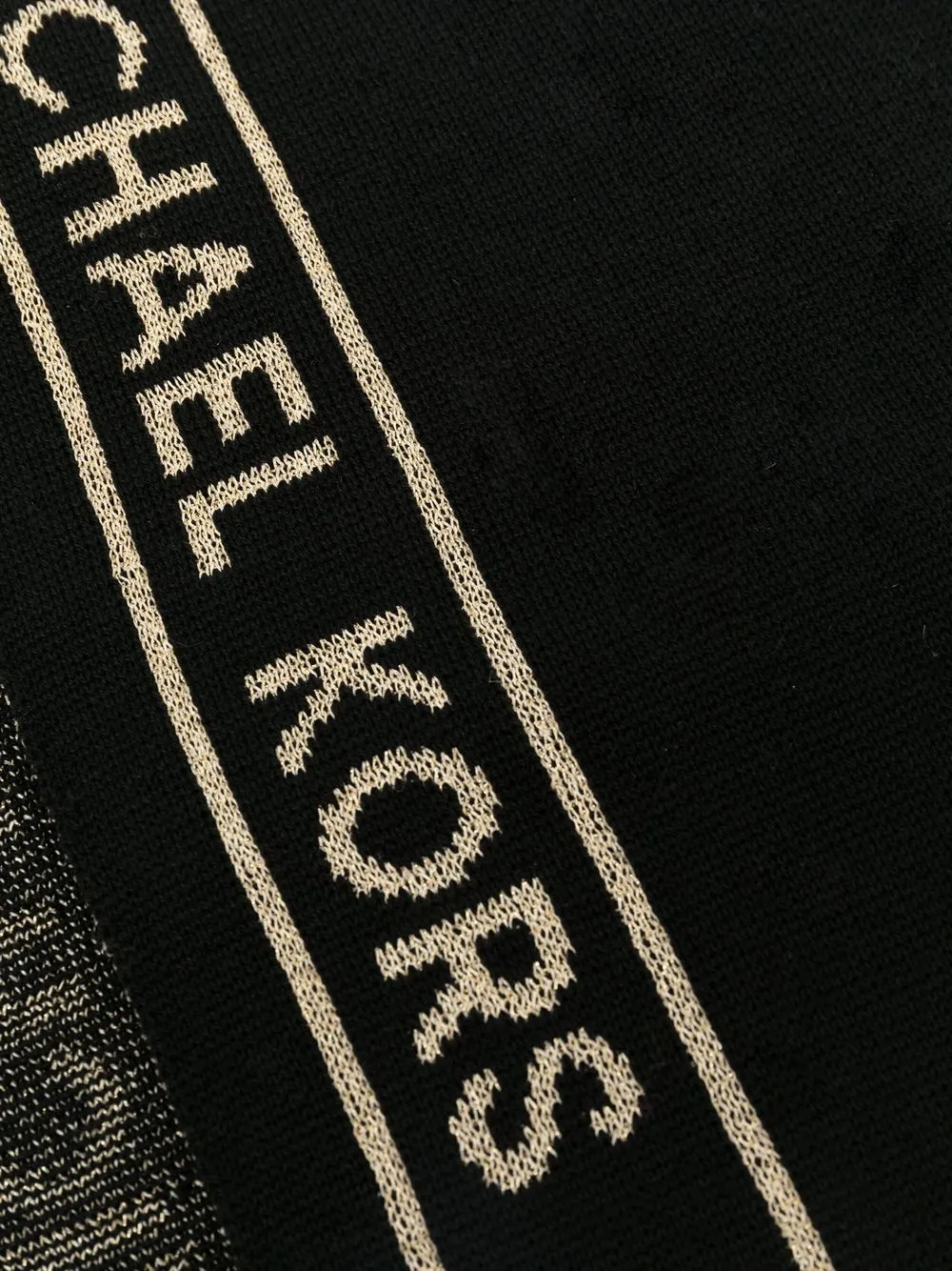 Michael Kors Kids Sjaal met logoprint - Zwart