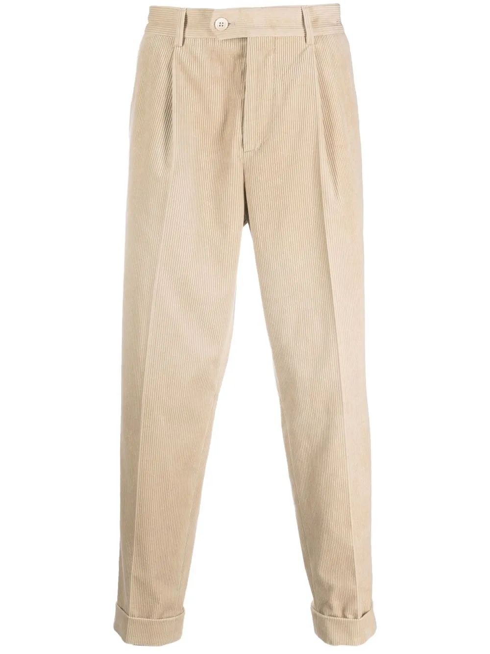 BRUNELLO CUCINELLI CORDUROY TAPERED TROUSERS