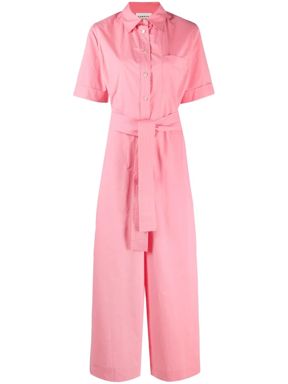 

P.A.R.O.S.H. jumpsuit con cinturón - Rosado