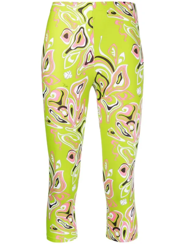 Emilio Pucci Abstract Print Cropped 