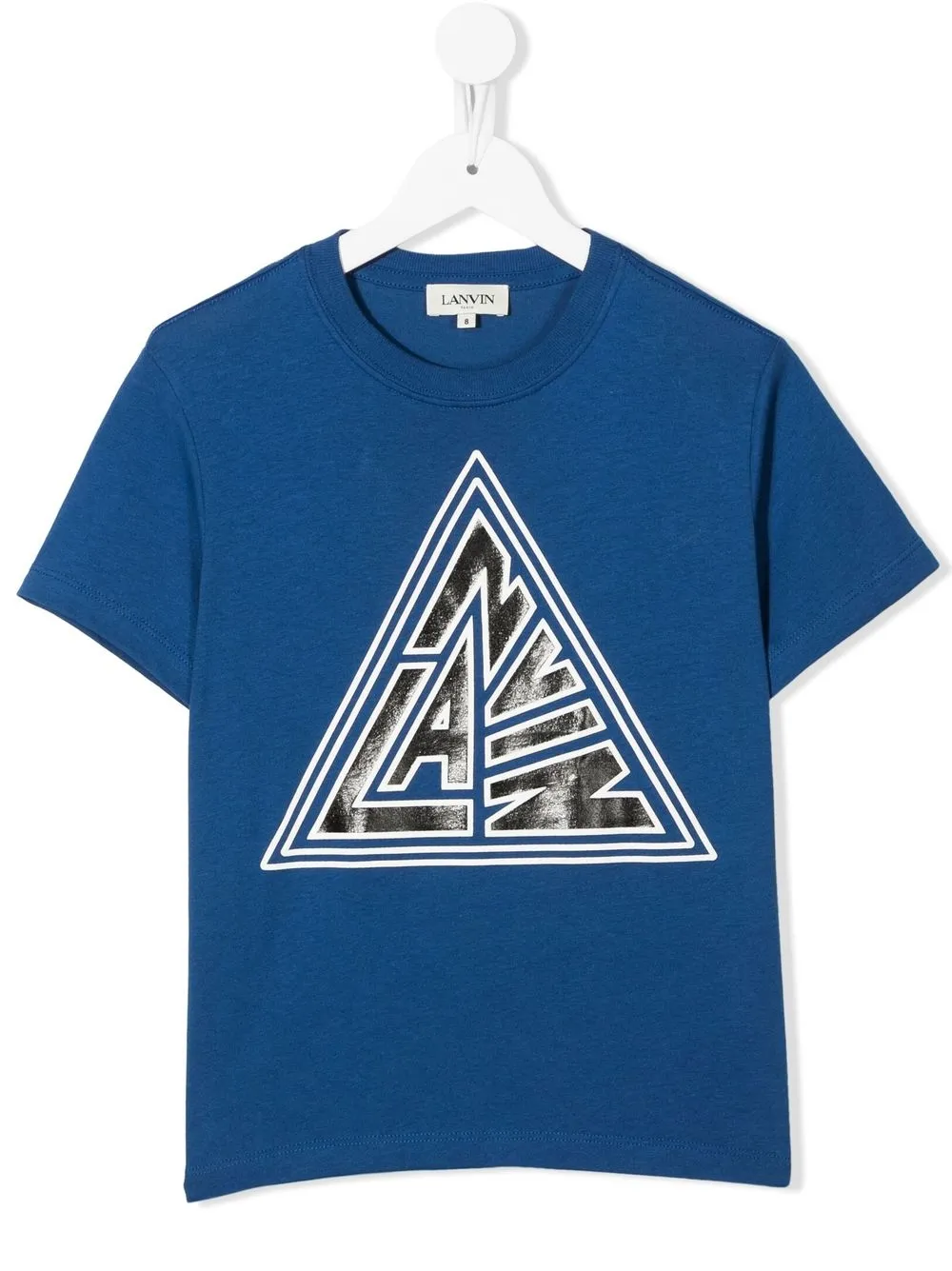 

Lanvin Enfant playera con logo estampado - Azul