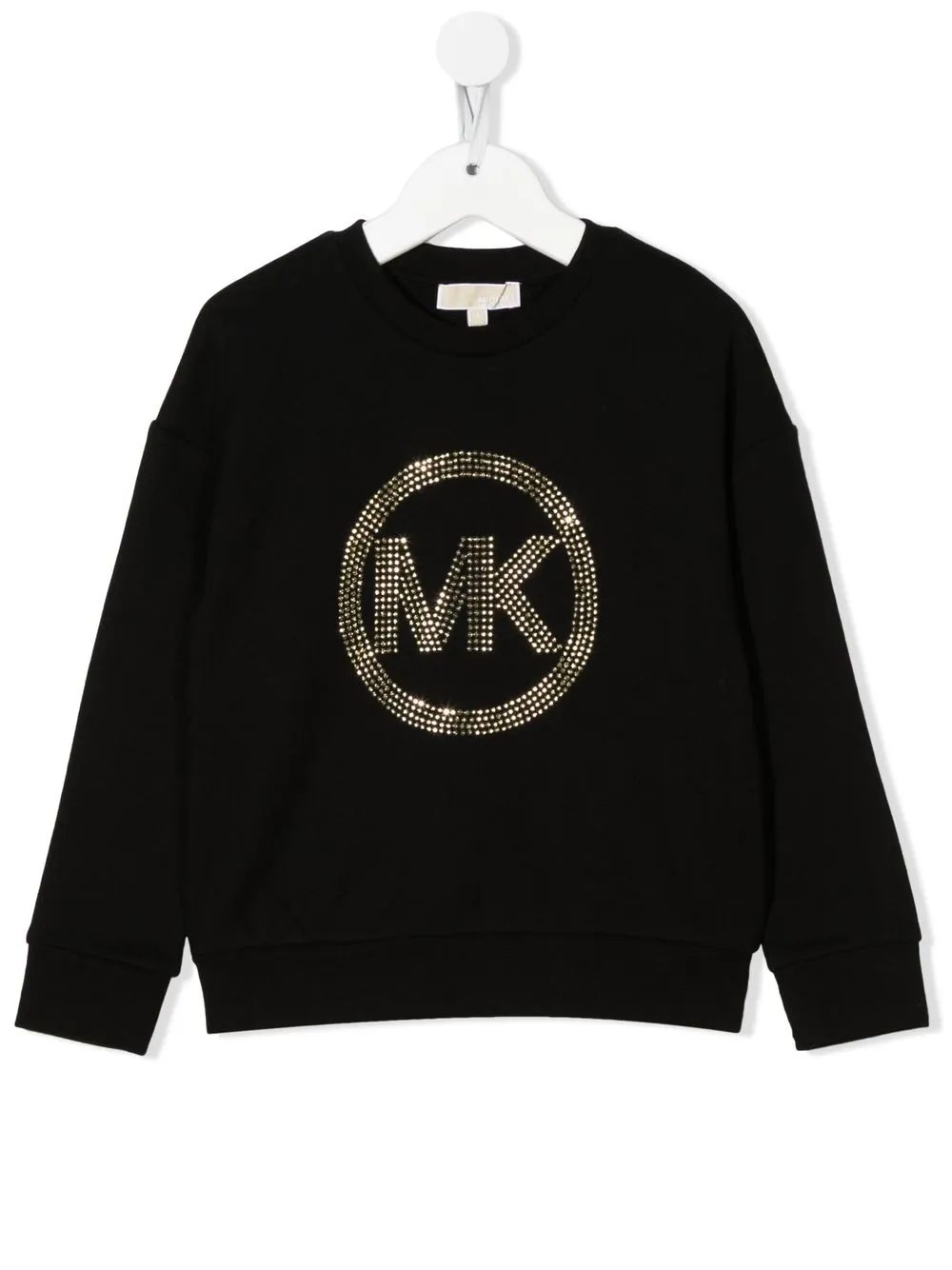 

Michael Kors Kids sudadera con logo de cristales - Negro