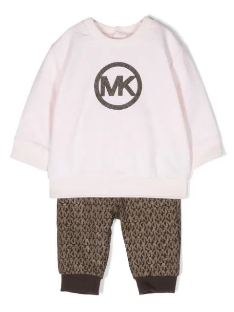 Michael Kors Kids logo-print cotton trousers set
