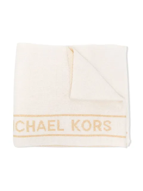 Michael Kors Kids logo-print knit scarf