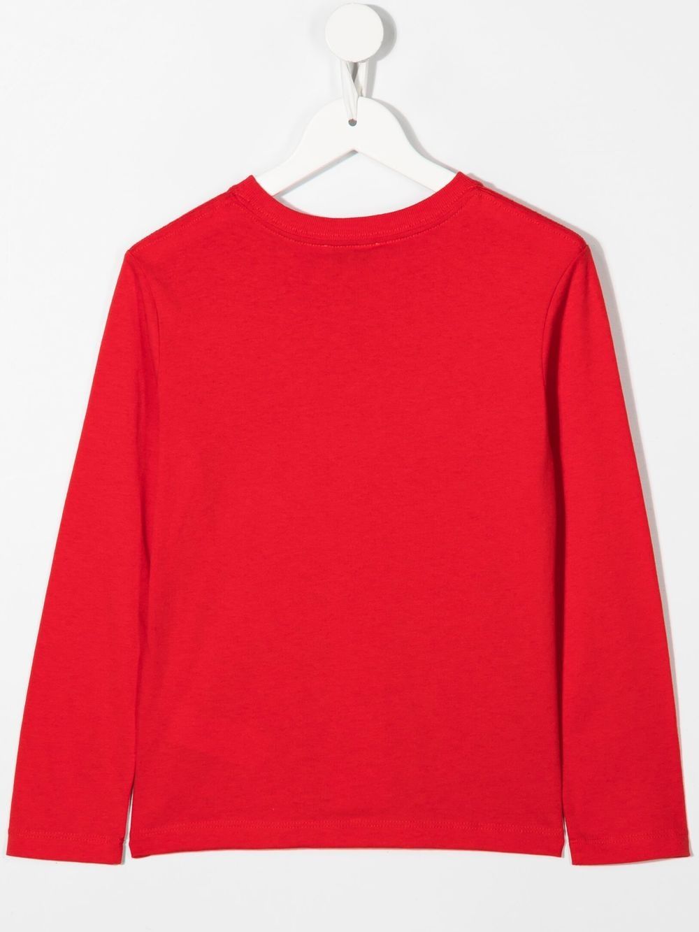 Lanvin Enfant T-shirt met logoprint - Rood