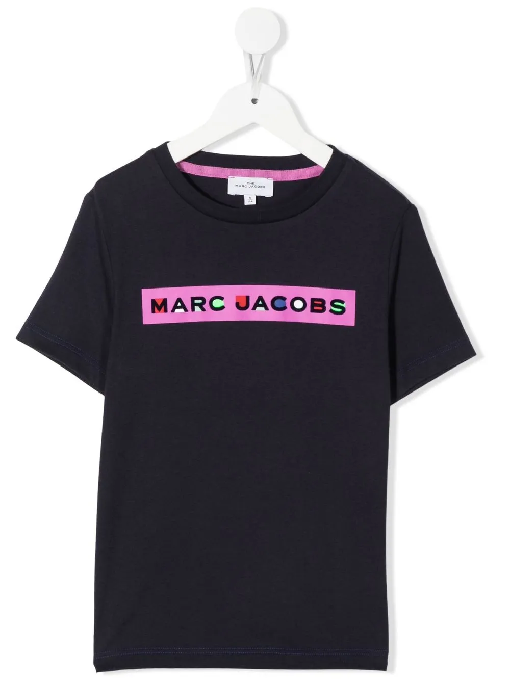 

Marc Jacobs Kids playera con logo estampado - Azul