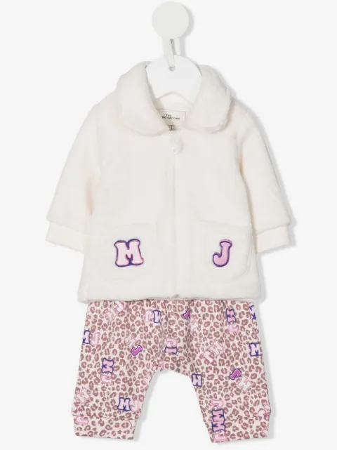 Marc Jacobs Kids traje deportivo con animal print 