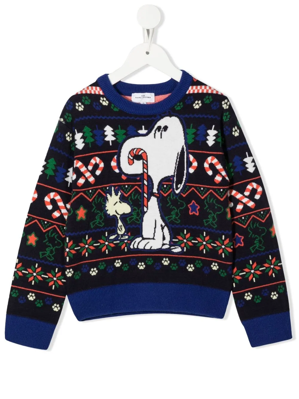 

Marc Jacobs Kids suéter tejido Fair Isle de The Marc Jacobs Kids x Peanuts - Azul