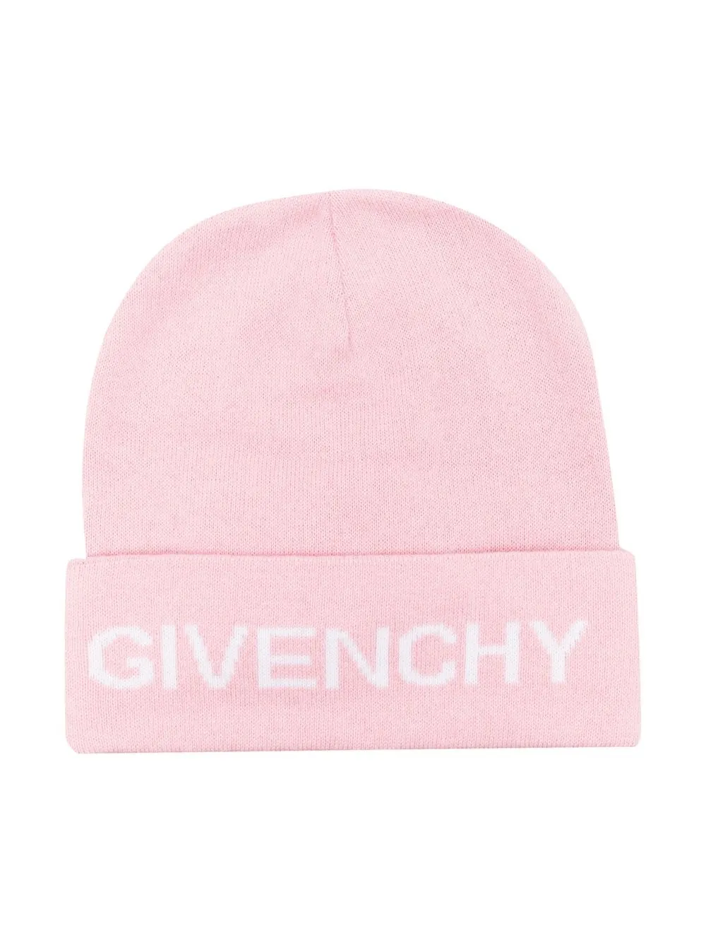 

Givenchy Kids boina con logo estampado - Rosado