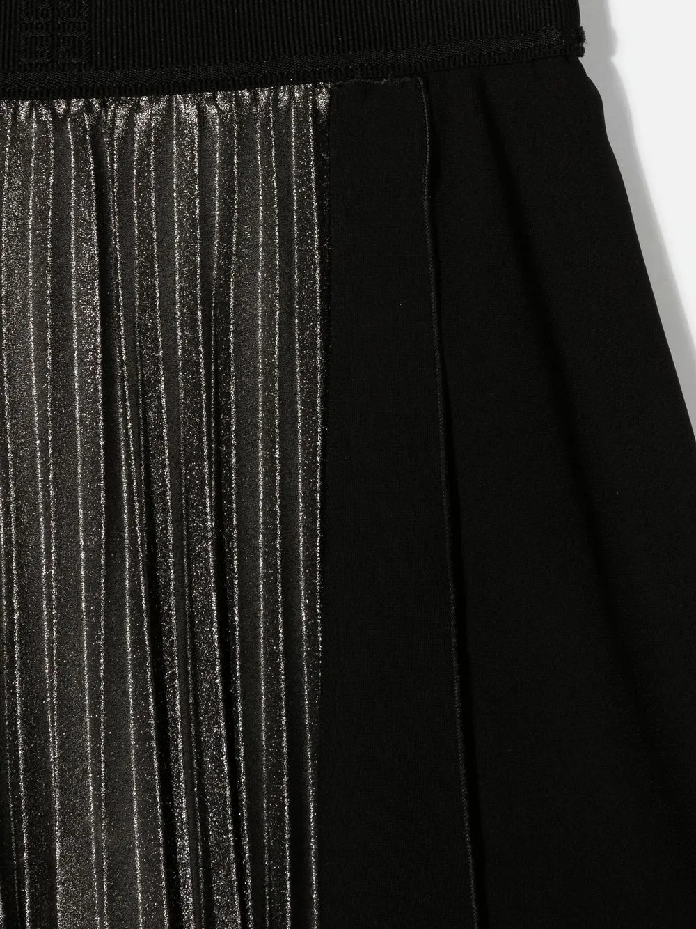 Pleated Asymmetric Skirt