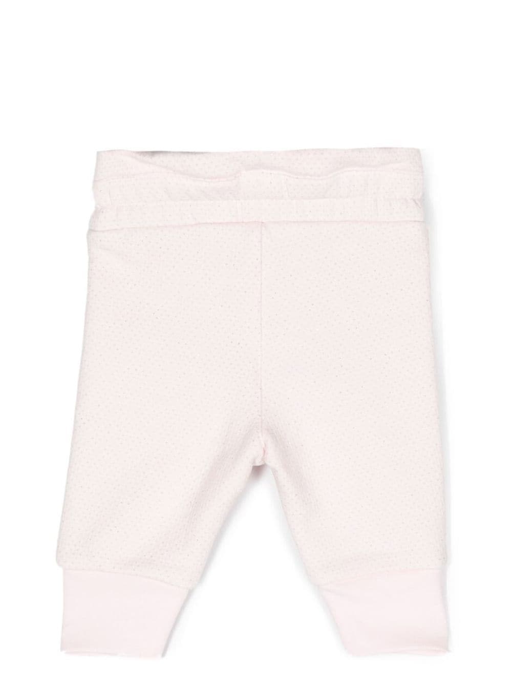 BOSS Kidswear Joggingbroek met geborduurd logo - Roze