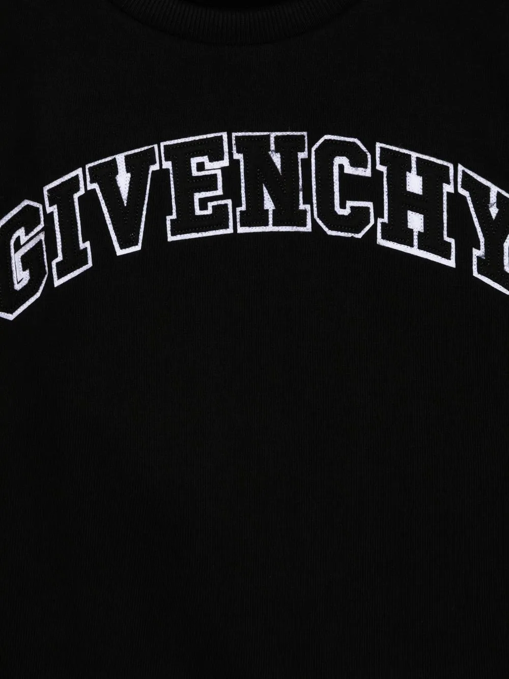  Givenchy Kids Pull à Logo Brodé - Noir 