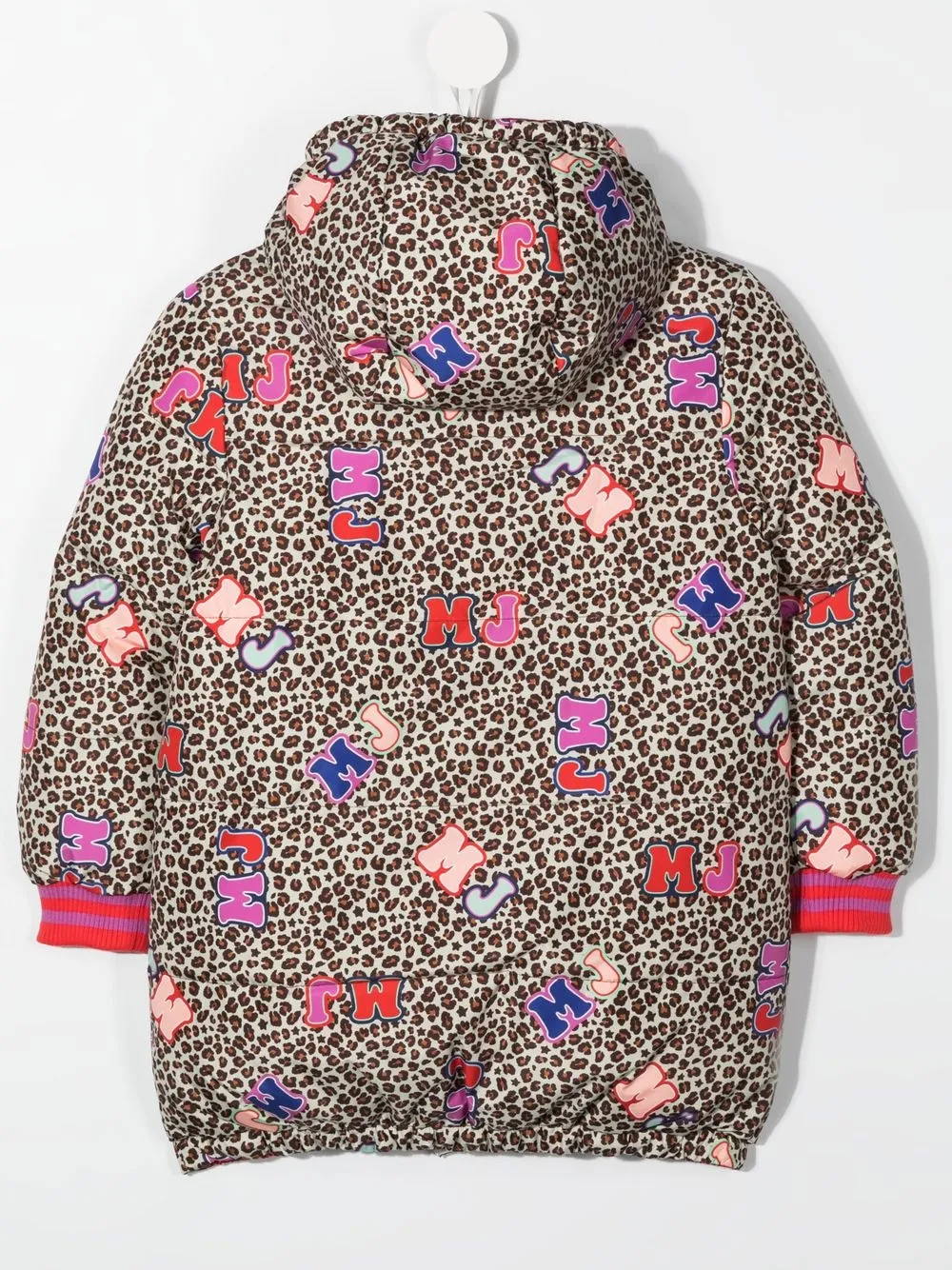 Marc Jacobs Kids Donsjack met dierenprint - Beige