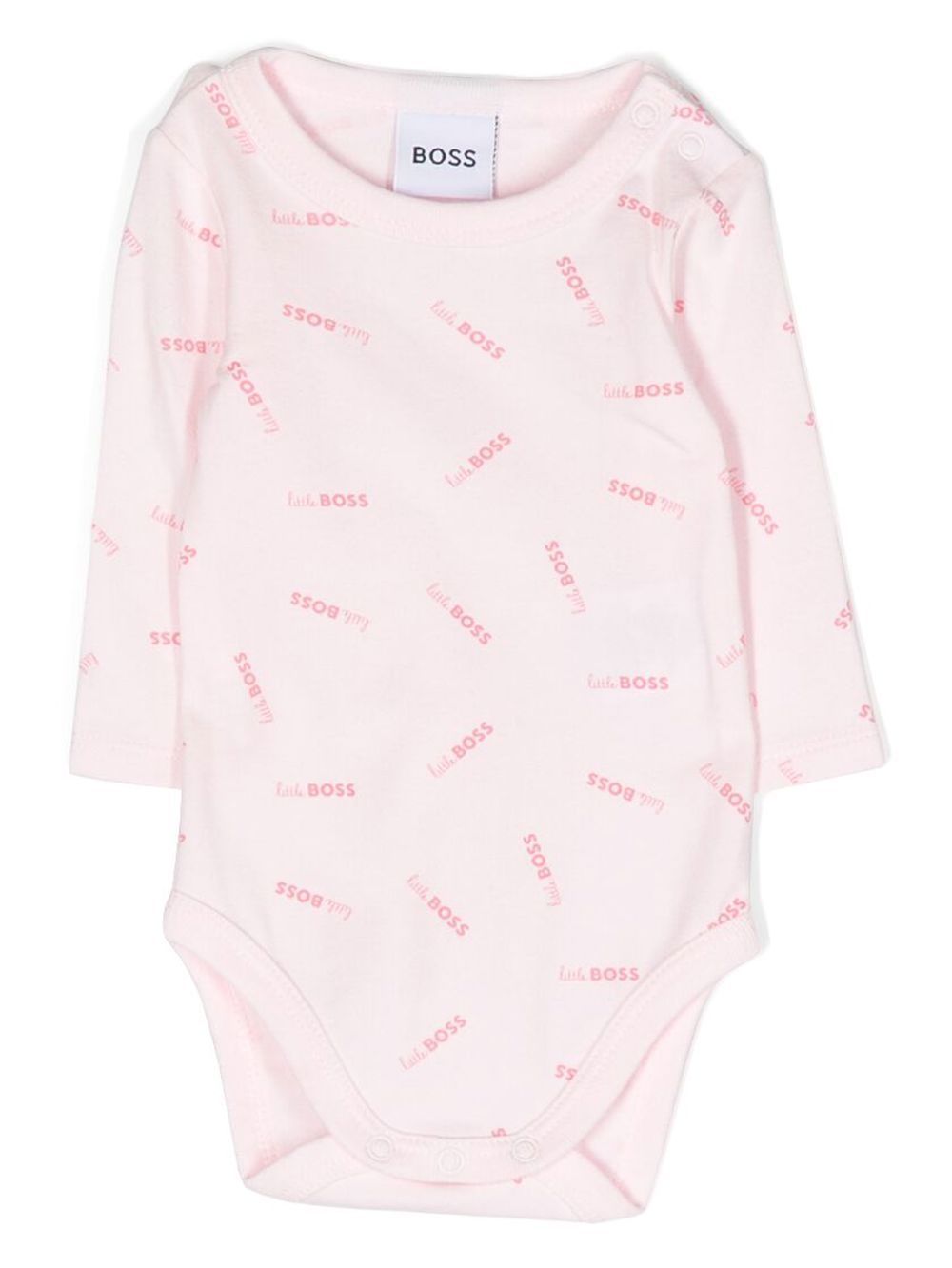 BOSS Kidswear Set van twee rompers - Roze