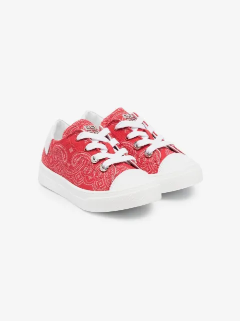 Givenchy Kids bandana print low-top sneakers