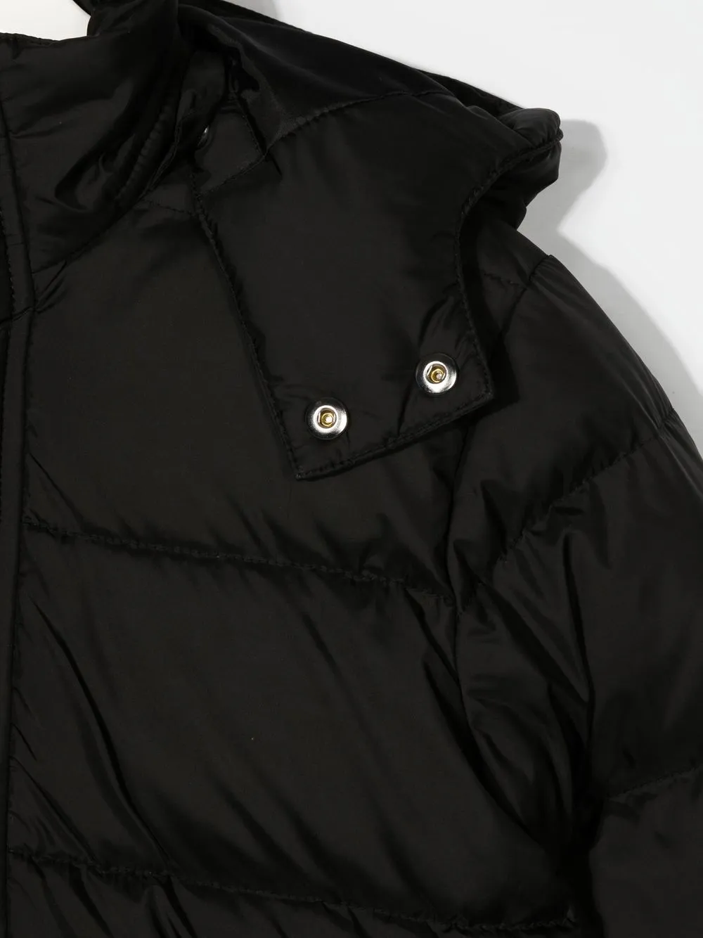  Givenchy Kids Gefütterte Teen Kapuzenjacke   Schwarz 