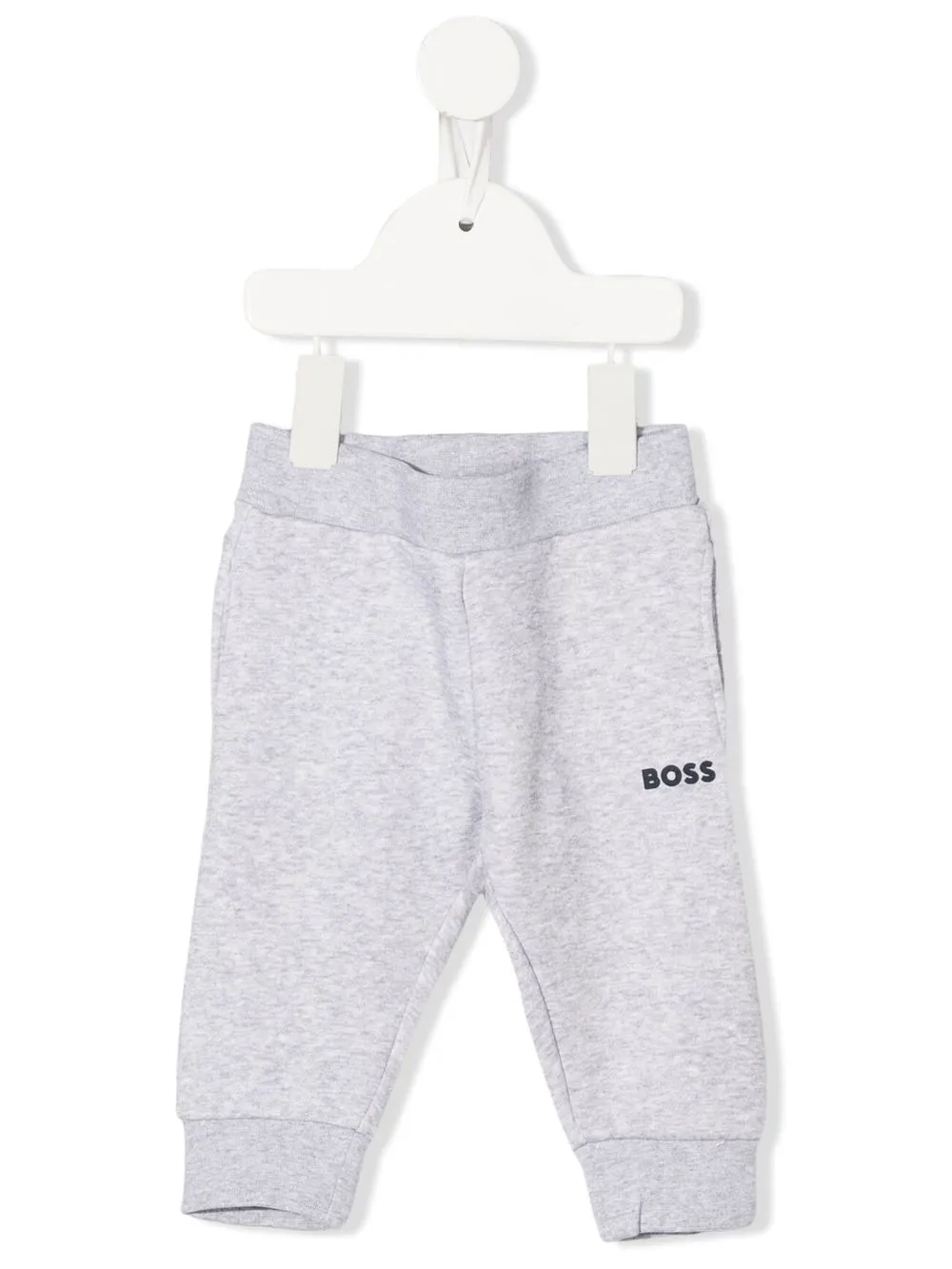 

BOSS Kidswear pants con logo estampado - Gris